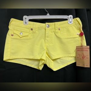 Yellow true religion size 28